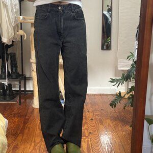 Zara washed black jeans